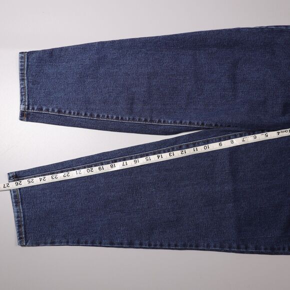 NWT Levi's SILVER TAB High Waisted Mom Jean Blue Denim High Rise Tapered 31x27 - Picture 7 of 10